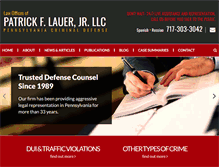 Tablet Screenshot of dui-pa.com